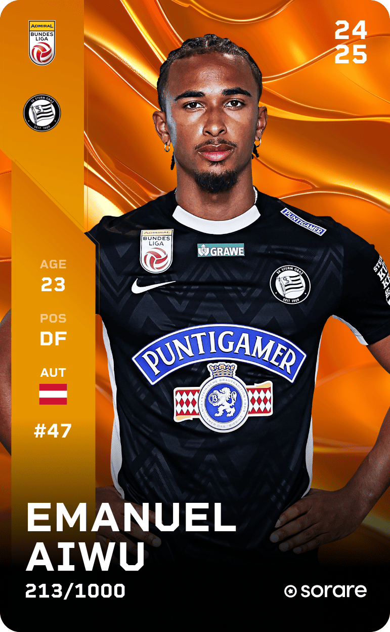Emanuel Aiwu 2024-25 • Limited 213/1000