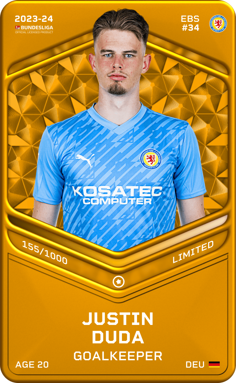 Justin Duda 2023-24 • Limited 155/1000