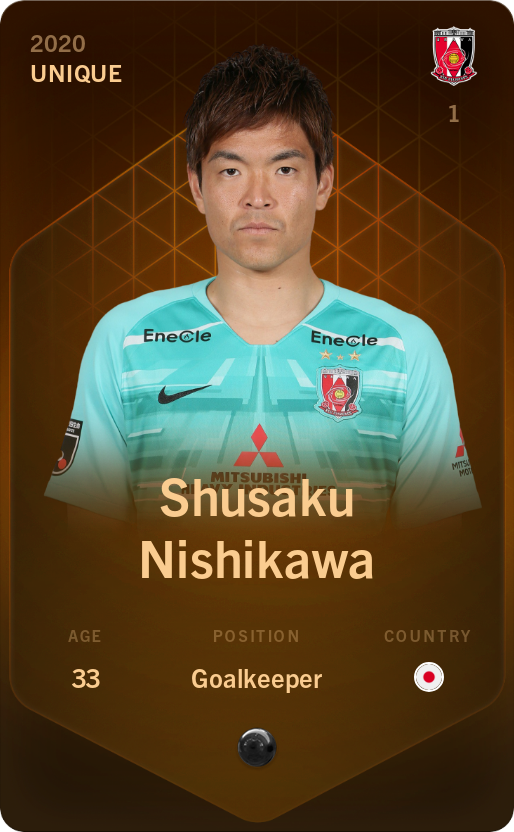 Sorare - Sorare Official - Shusaku Nishikawa 2020-21 • Unique - NFT # 16732237530527189013889058527714437365350522163540468468588289808829629501422