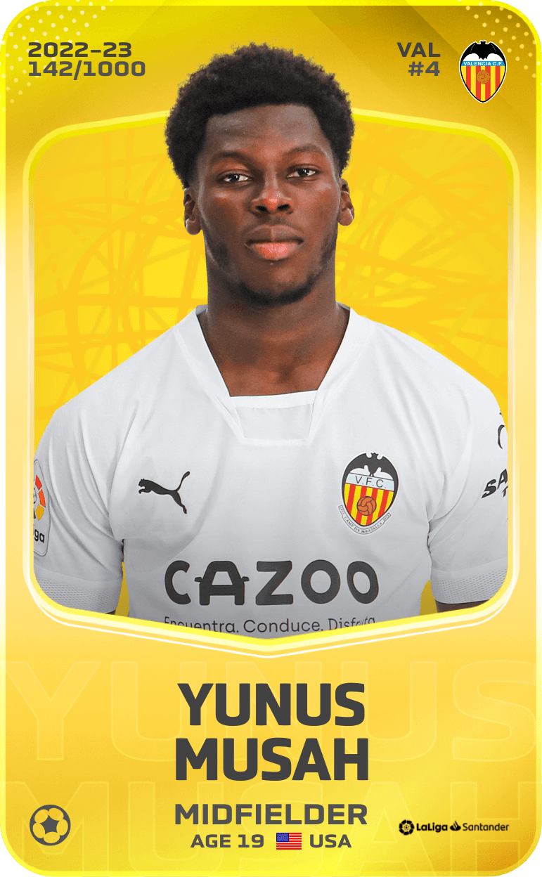 Yunus Musah 2022-23 • Limited 142/1000