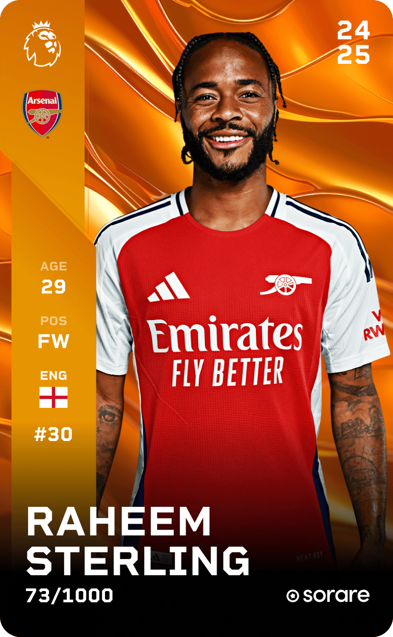Raheem Sterling 2024-25 • Limited 73/1000