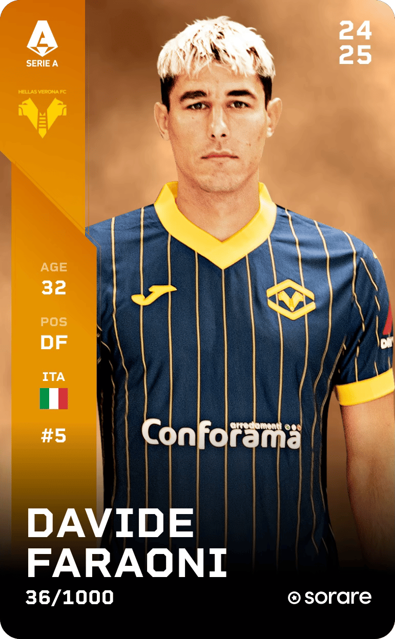 Davide Faraoni 2024-25 • Limited 36/1000