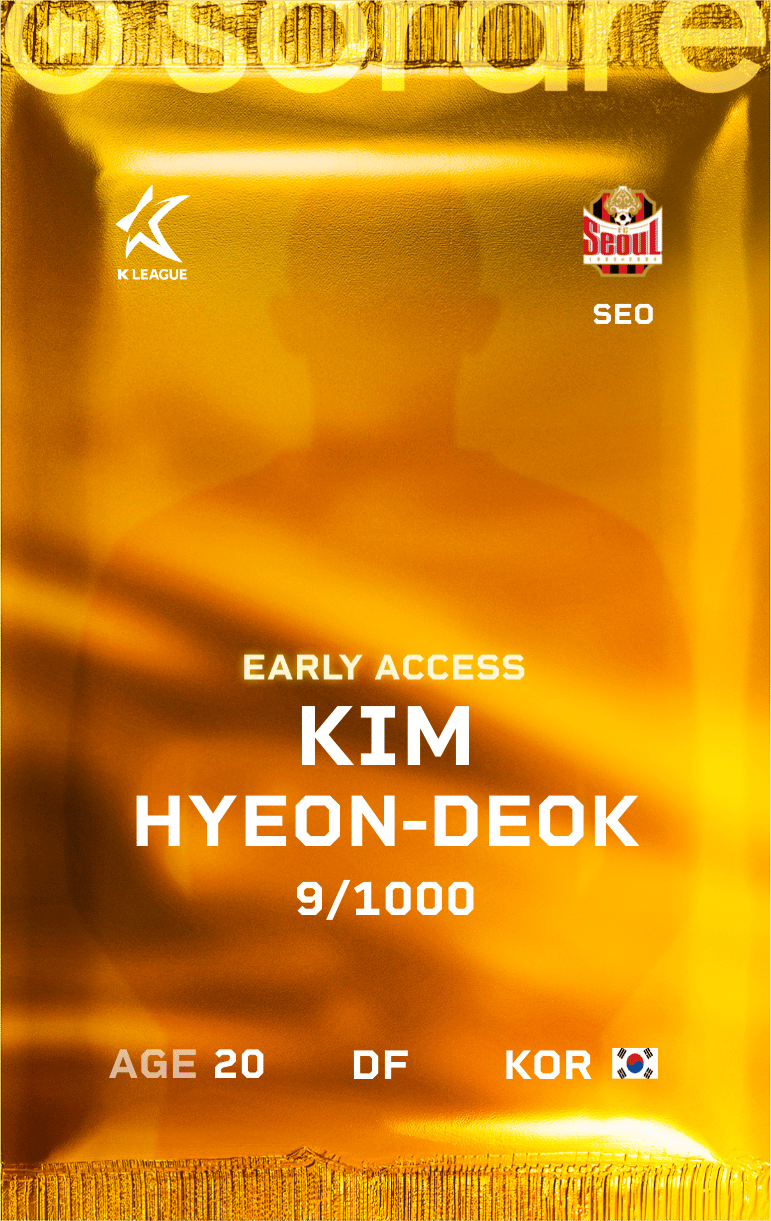 Kim Hyeon-Deok 2025-26 • Limited 9/1000
