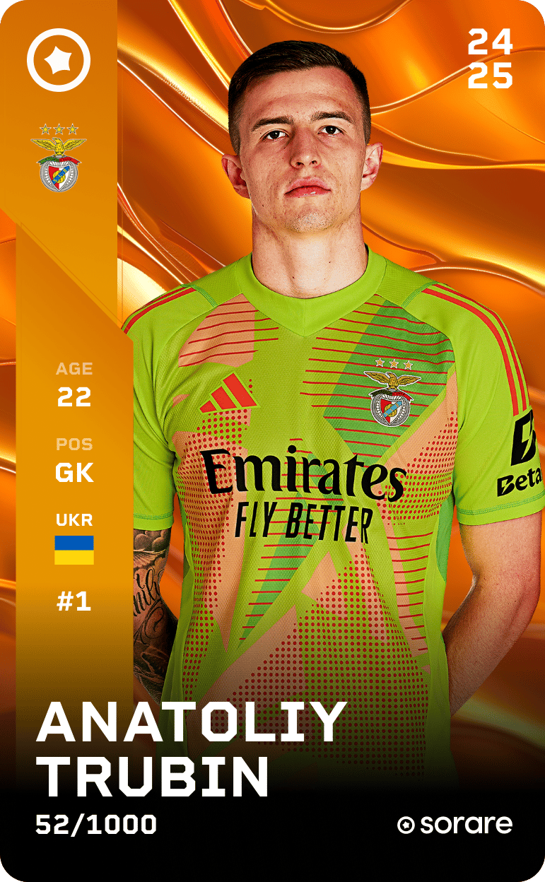 Anatolii Trubin 2024-25 • Limited 52/1000