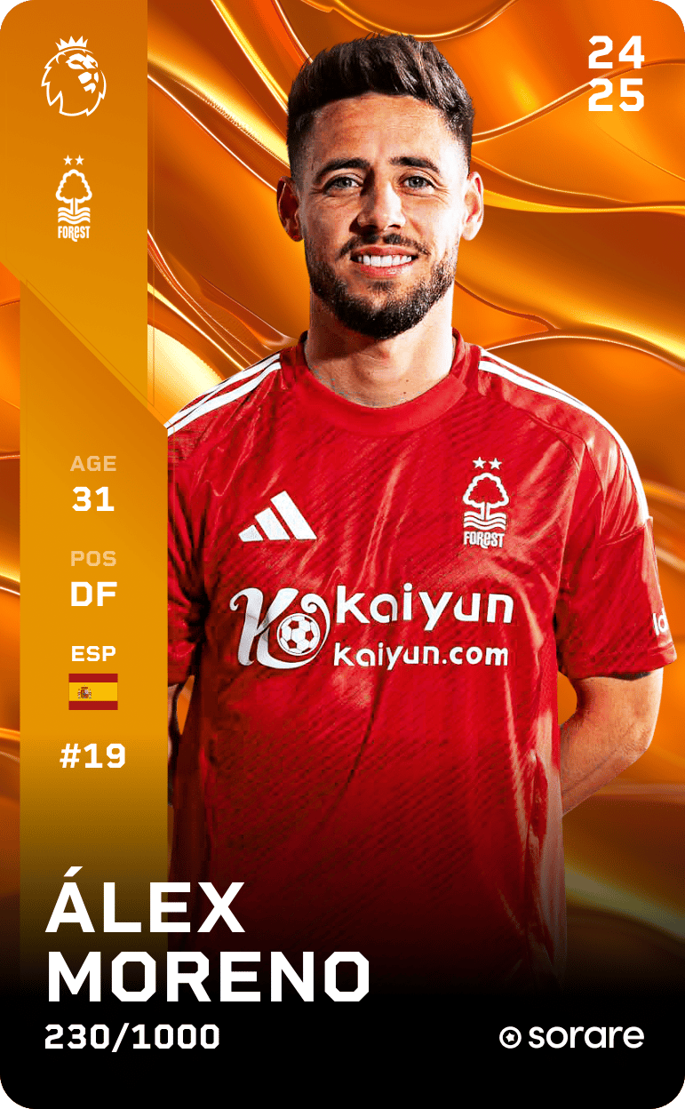 Álex Moreno 2024-25 • Limited 230/1000