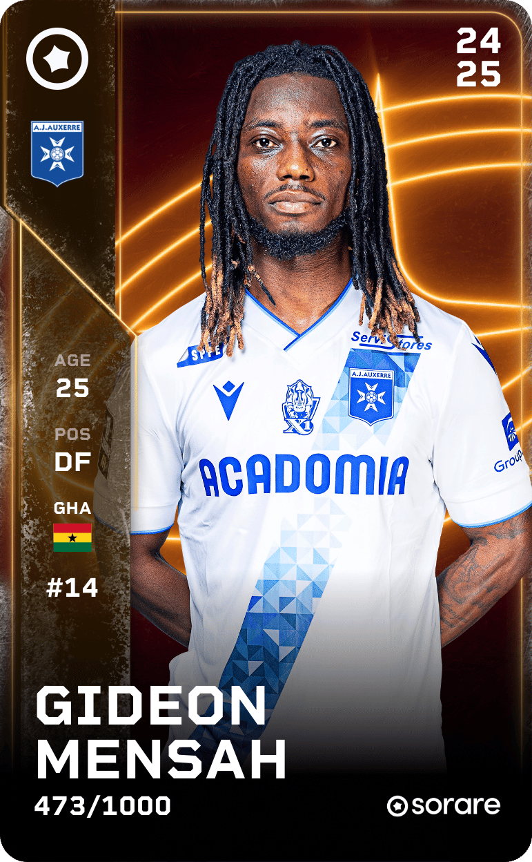 Gideon Mensah 2024-25 • Limited 473/1000