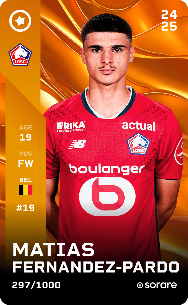 Matias Fernandez-Pardo 2024-25 • Limited 297/1000