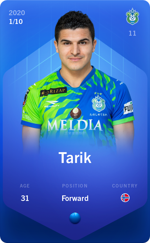 Sorare - Sorare Official - Tarik 2020-21 • Super Rare 1/10 - NFT # 114335603719676375820562580083707403294142282991606919060029707416118709130608