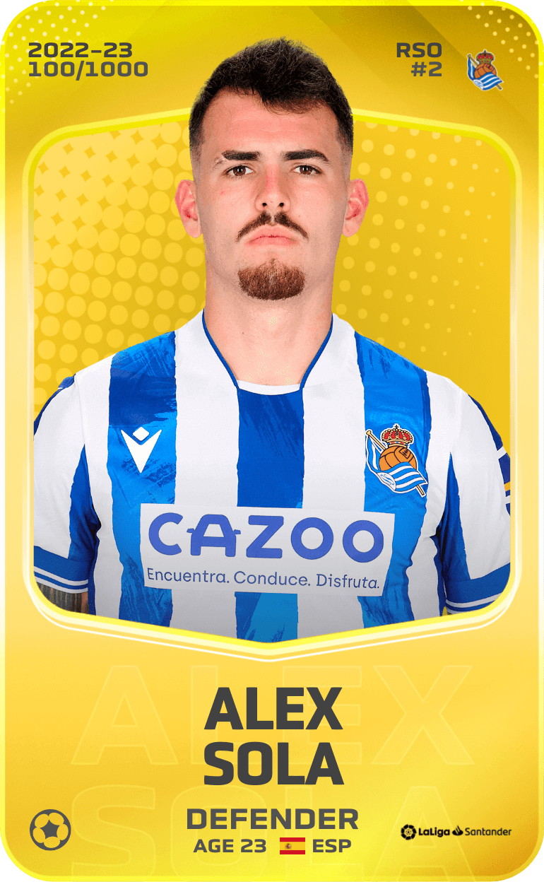 Alex Sola 2022-23 • Limited 100/1000