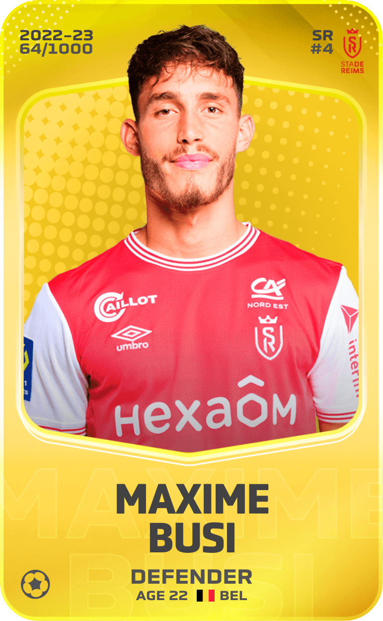 Maxime Busi 2022-23 • Limited 64/1000
