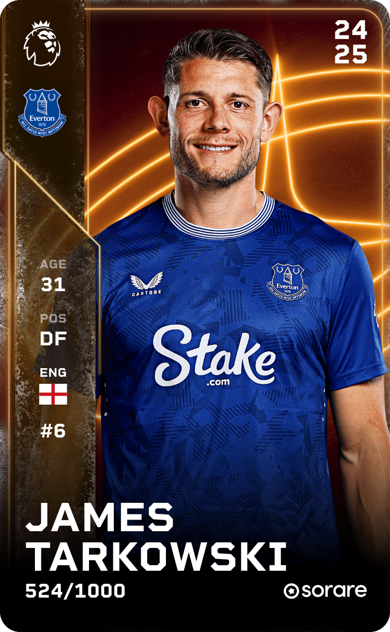 James Tarkowski 2024-25 • Limited 524/1000