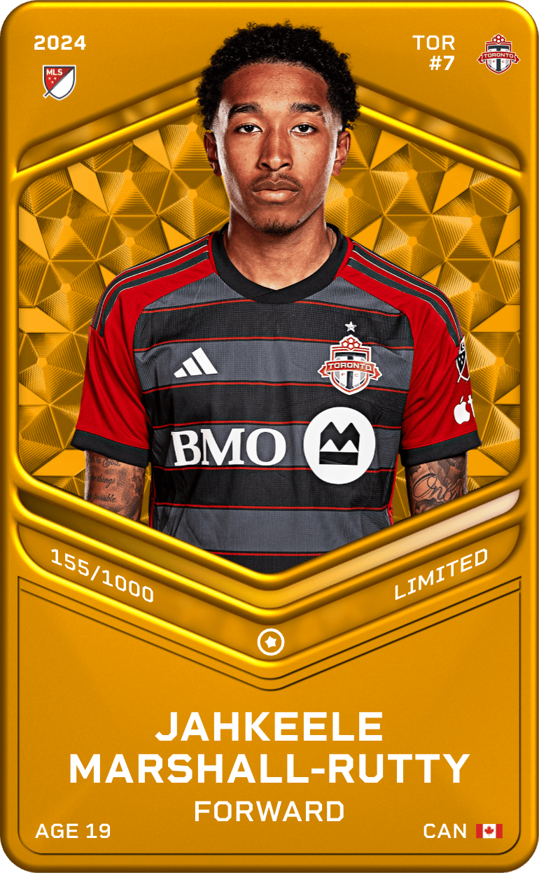Jahkeele Marshall-Rutty 2024-25 • Limited 155/1000