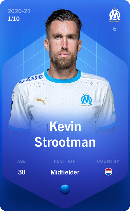 Sorare - Sorare Official - Kevin Strootman 2020-21 • Super Rare 1/10 - NFT # 64139964768915810520313056425493723061547932761944386665628819825620637914532