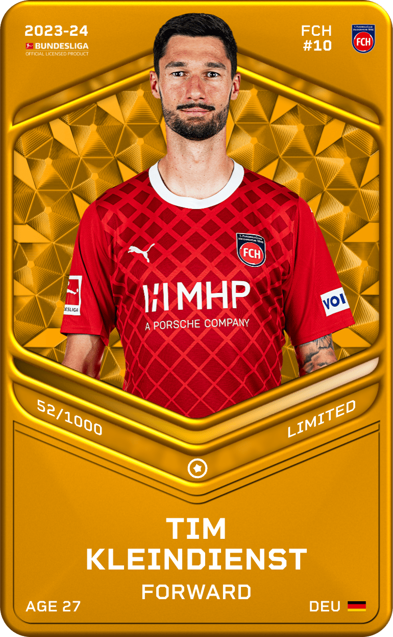 Tim Kleindienst 2023-24 • Limited 52/1000