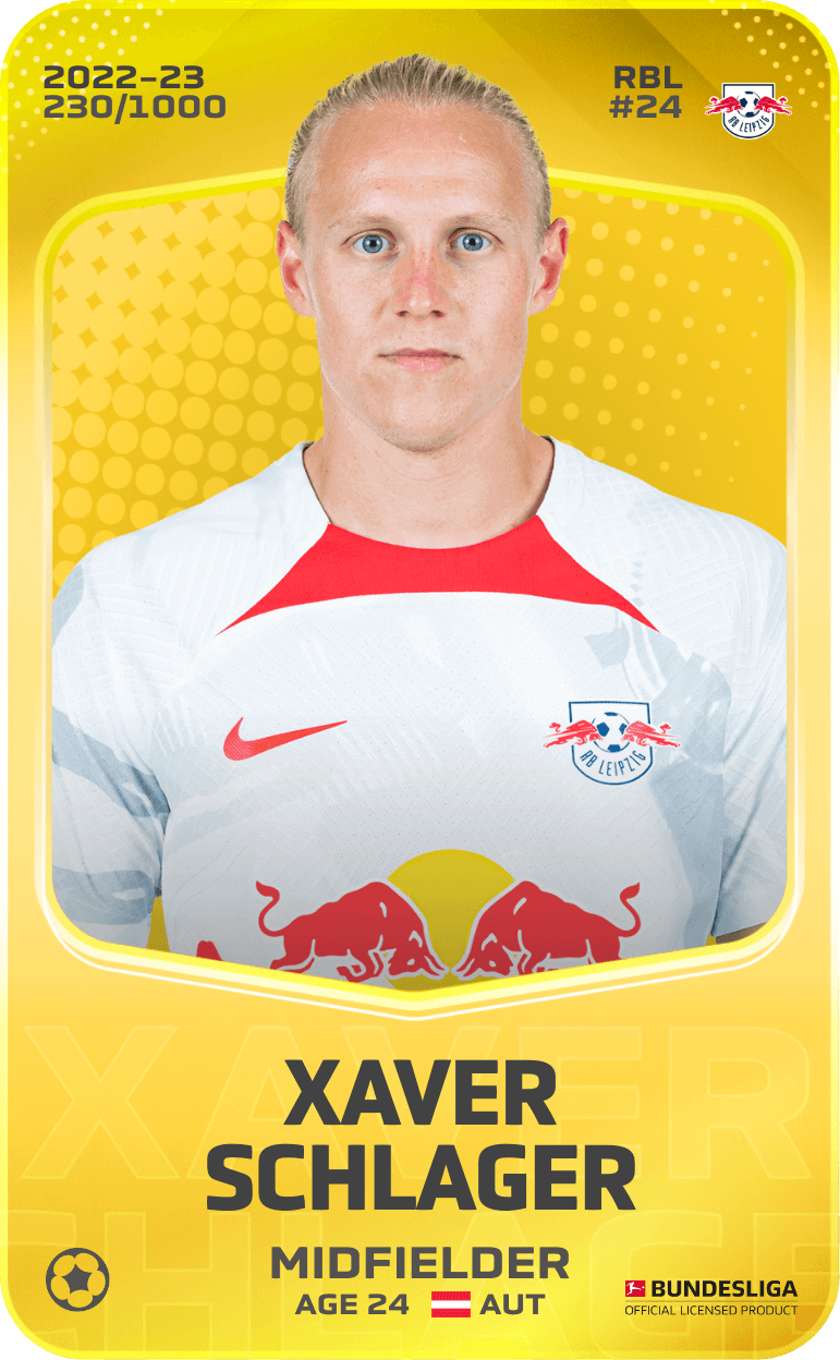 Xaver Schlager 2022-23 • Limited 230/1000