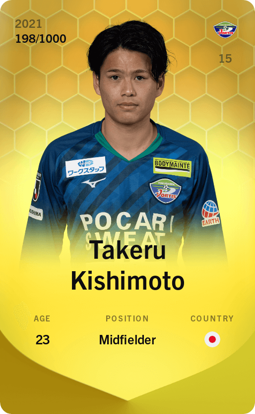 Takeru Kishimoto 2021-22 • Limited 198/1000
