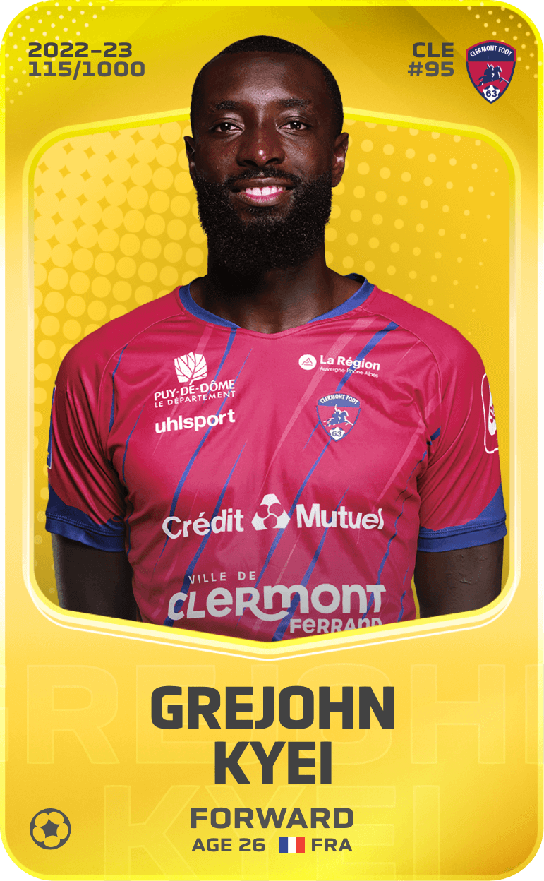 Grejohn Kyei 2022-23 • Limited 115/1000