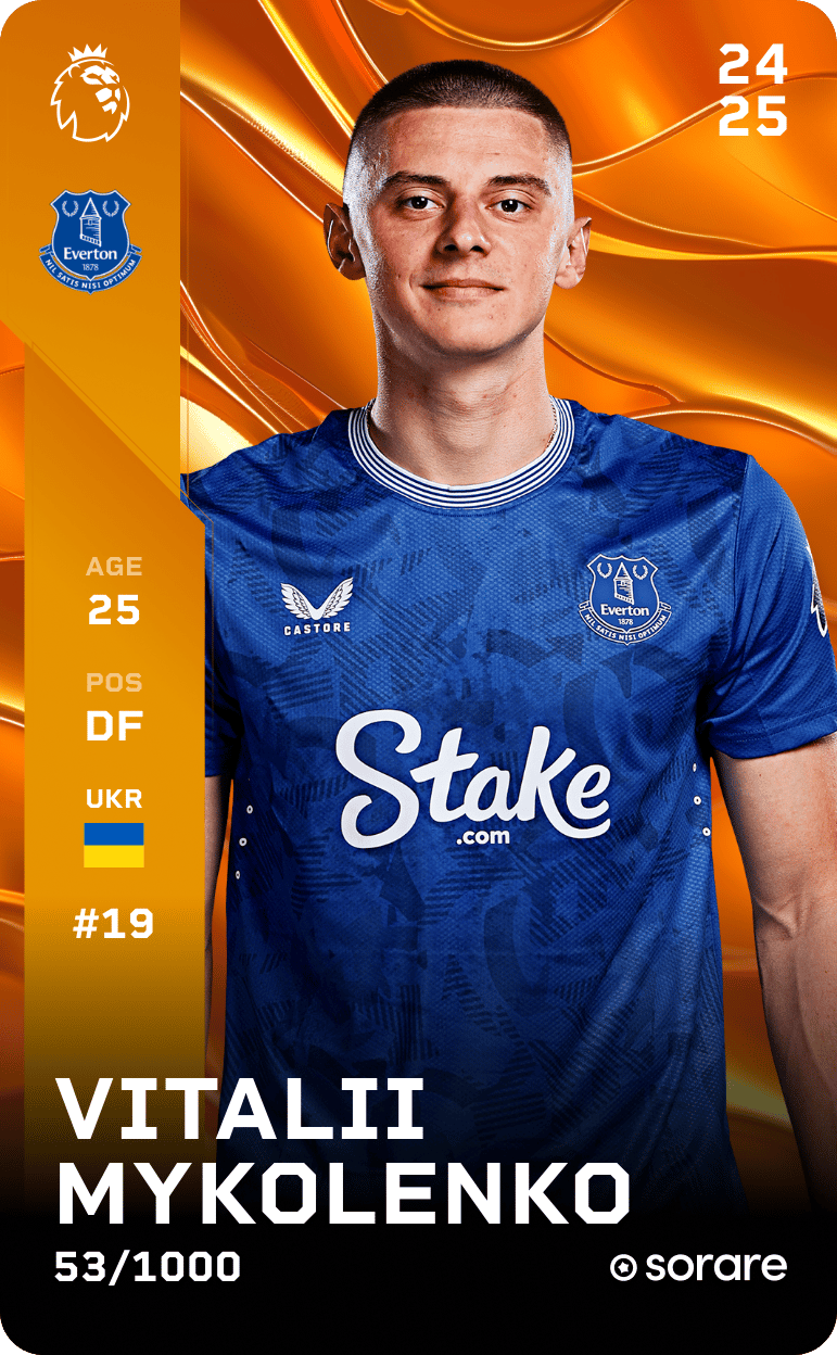 Vitalii Mykolenko 2024-25 • Limited 53/1000