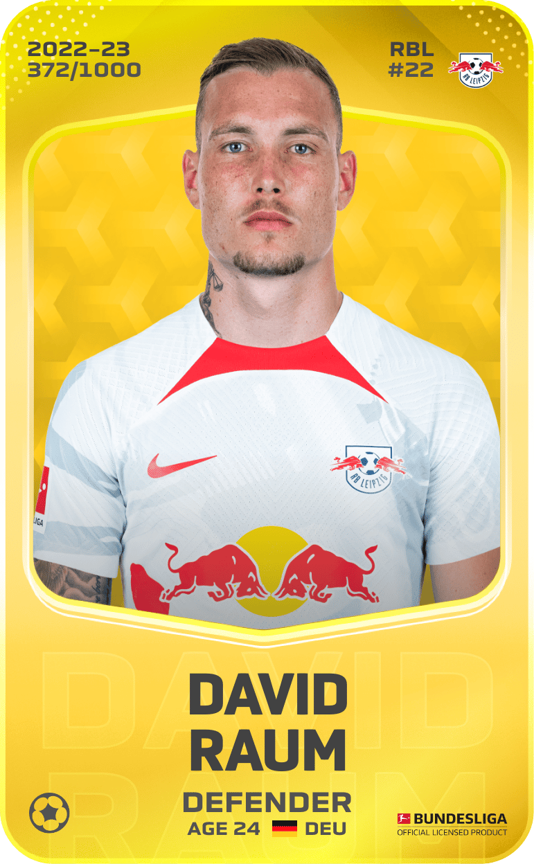 David Raum 2022-23 • Limited 372/1000