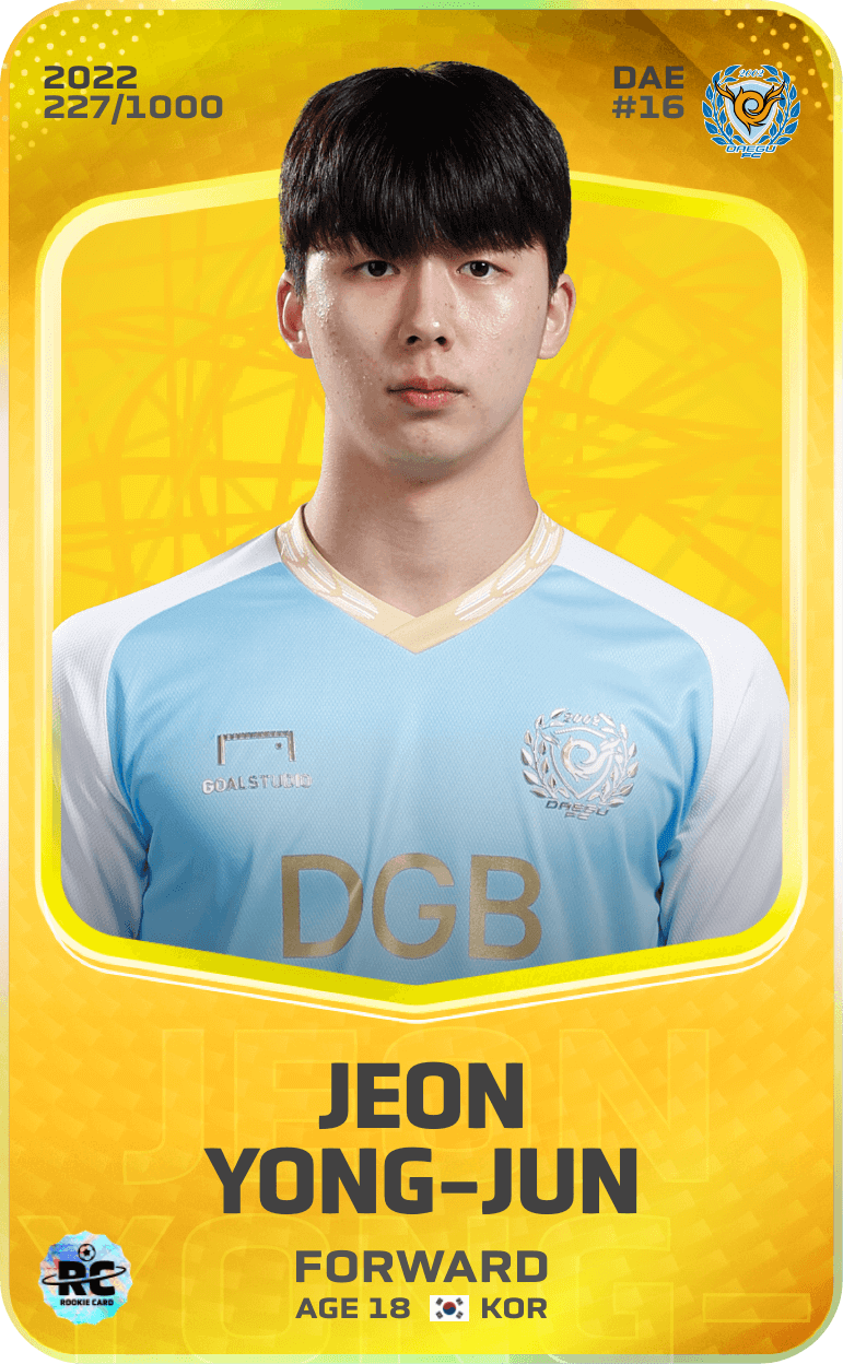 Jeon Yong-Jun 2022-23 • Limited 227/1000