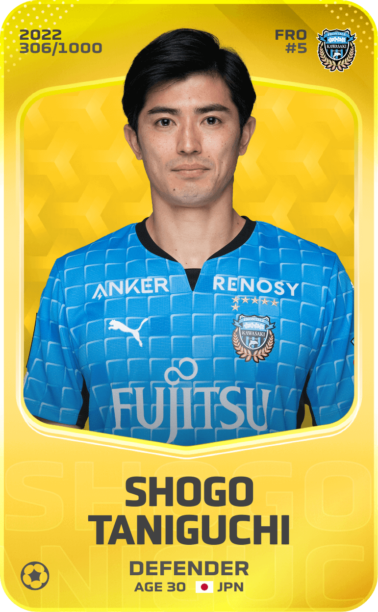 Shogo Taniguchi 2022-23 • Limited 306/1000