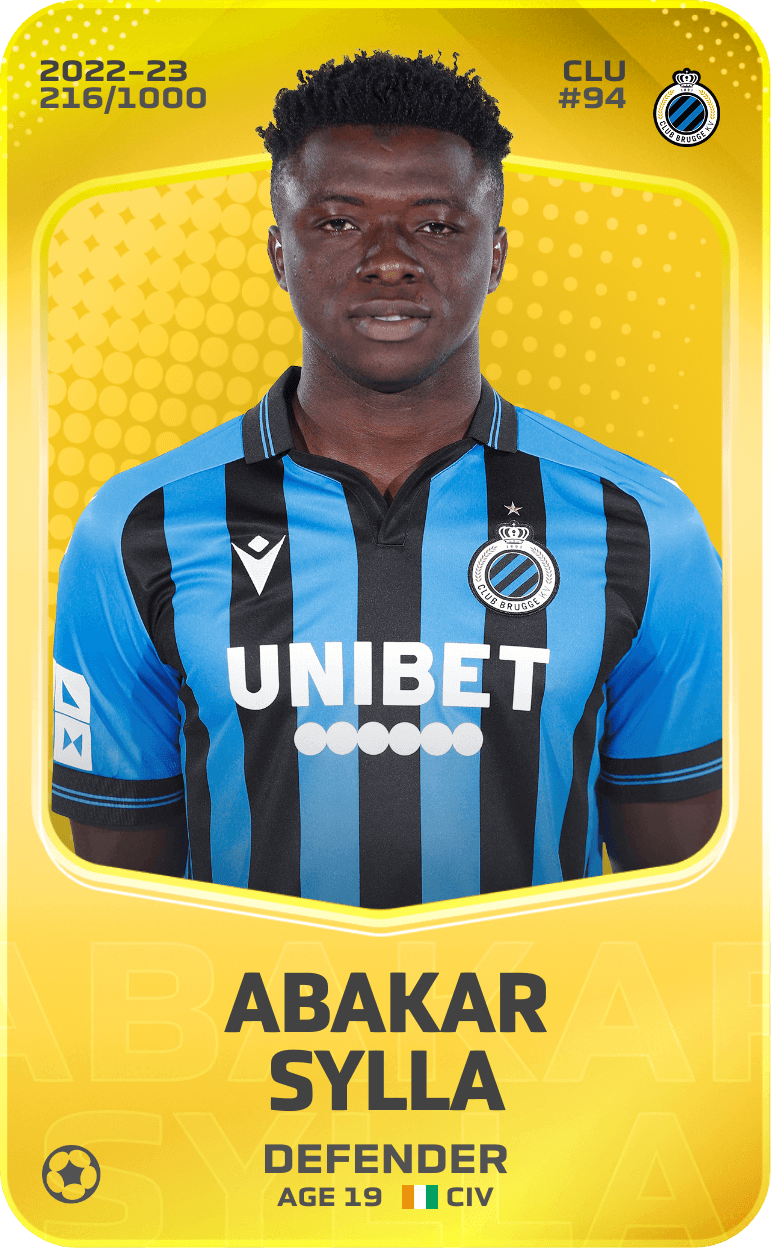 Abakar Sylla 2022-23 • Limited 216/1000