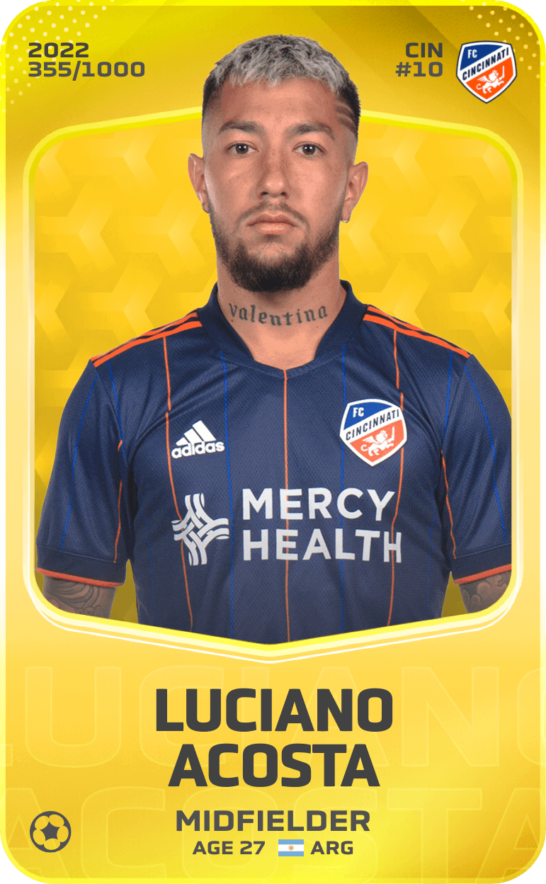 Luciano Acosta 2022-23 • Limited 355/1000