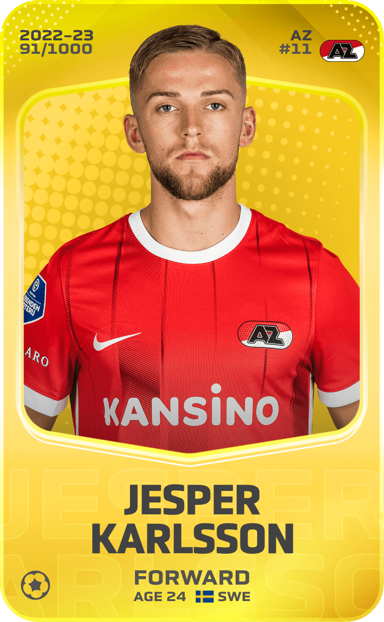 Jesper Karlsson 2022-23 • Limited 91/1000