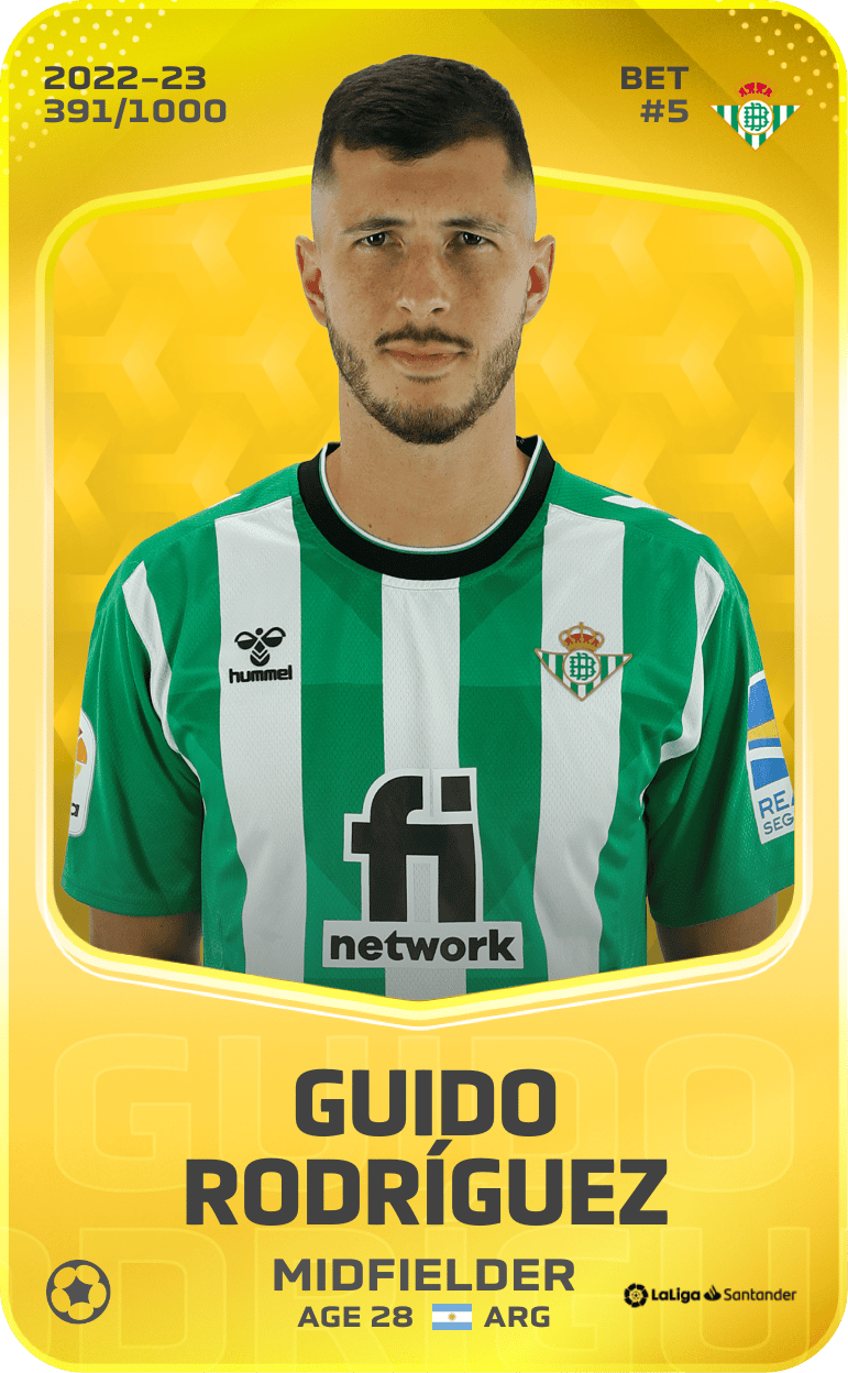 Guido Rodríguez 2022-23 • Limited 391/1000