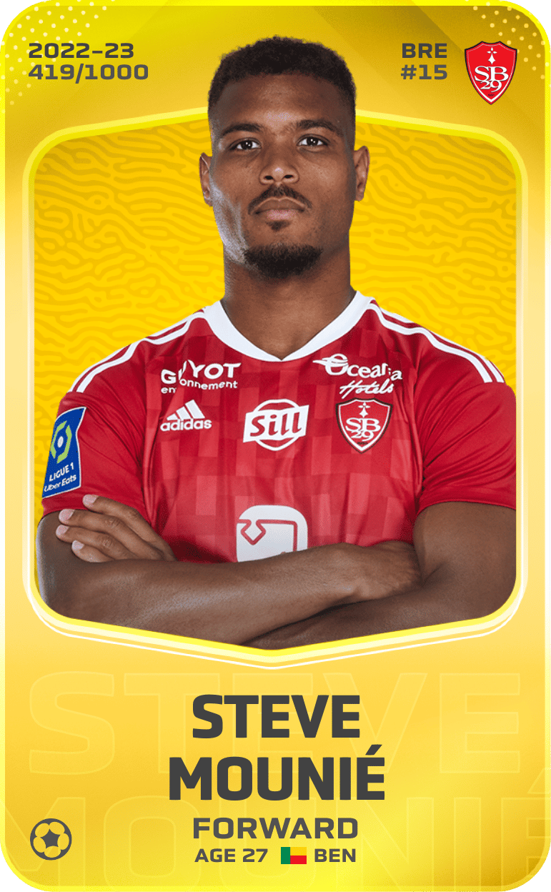 Steve Mounié 2022-23 • Limited 419/1000