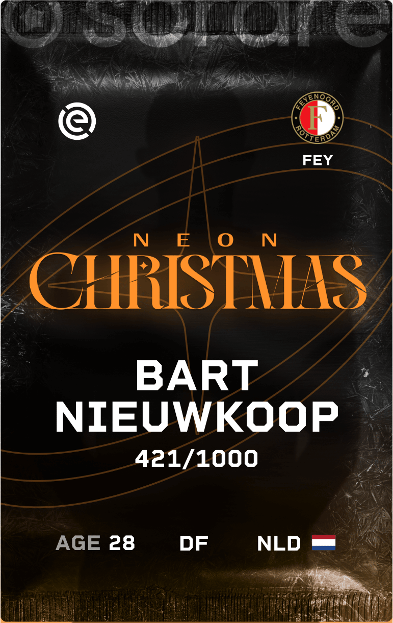 Bart Nieuwkoop 2024-25 • Limited 421/1000