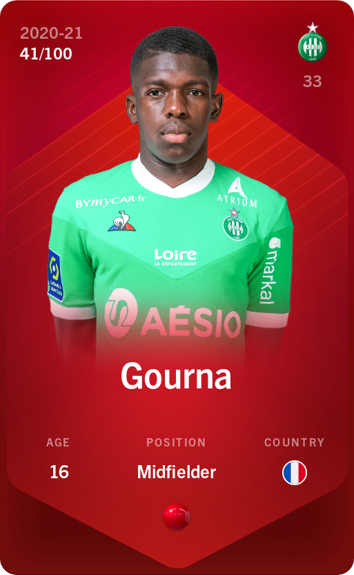 Sorare - Sorare Official - Gourna 2020-21 • Rare 41/100 - NFT # 67974604728152389029669216121199761731338414655412315256686127526631158486320