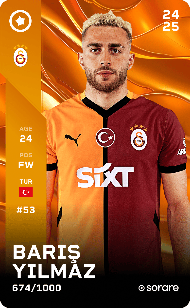 Barış Yılmaz 2024-25 • Limited 674/1000