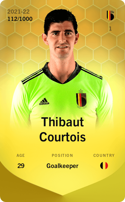 Thibaut Courtois 2021-22 • Limited 112/1000