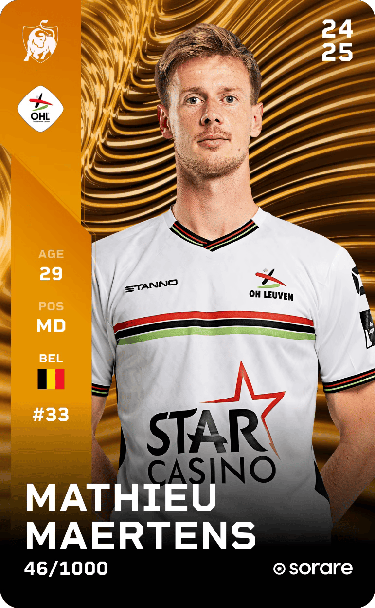 Mathieu Maertens 2024-25 • Limited 46/1000