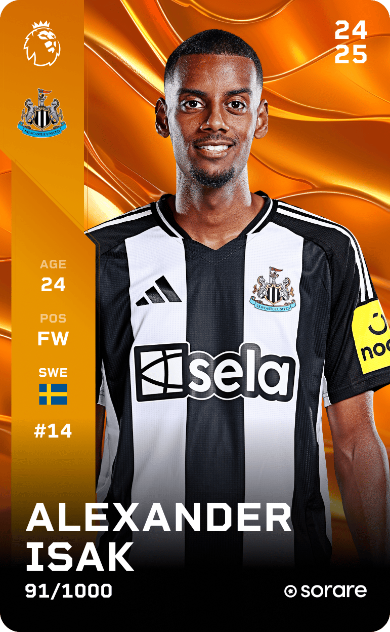 Alexander Isak 2024-25 • Limited 91/1000