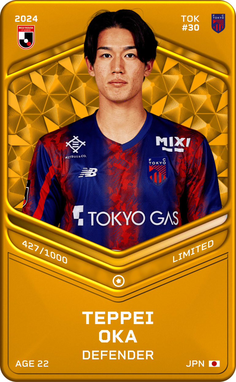 Teppei Oka 2024-25 • Limited 427/1000
