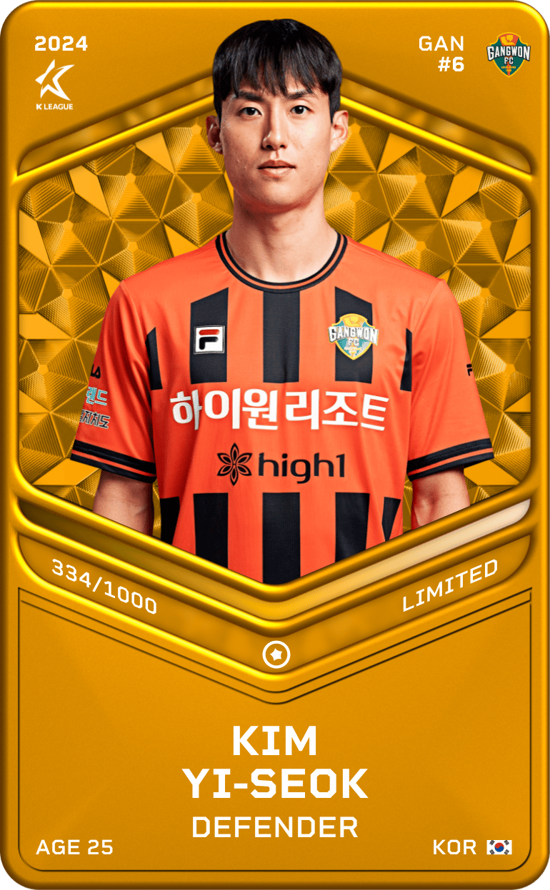 Kim Yi-Seok 2024-25 • Limited 334/1000