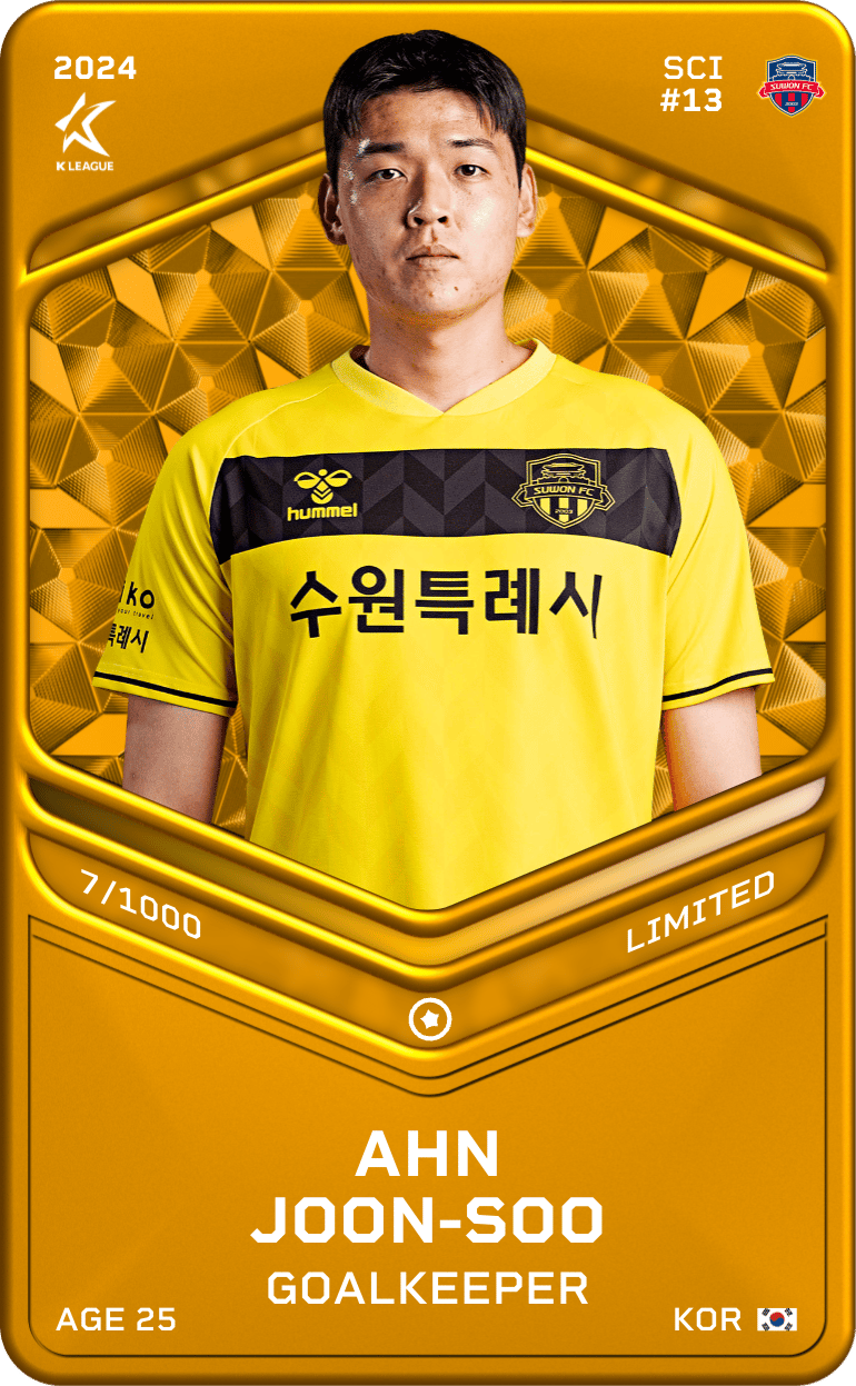 Ahn Joon Soo 2024-25 • Limited 7/1000