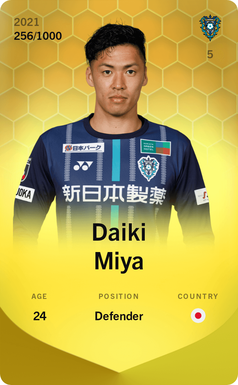 Daiki Miya 2021-22 • Limited 256/1000