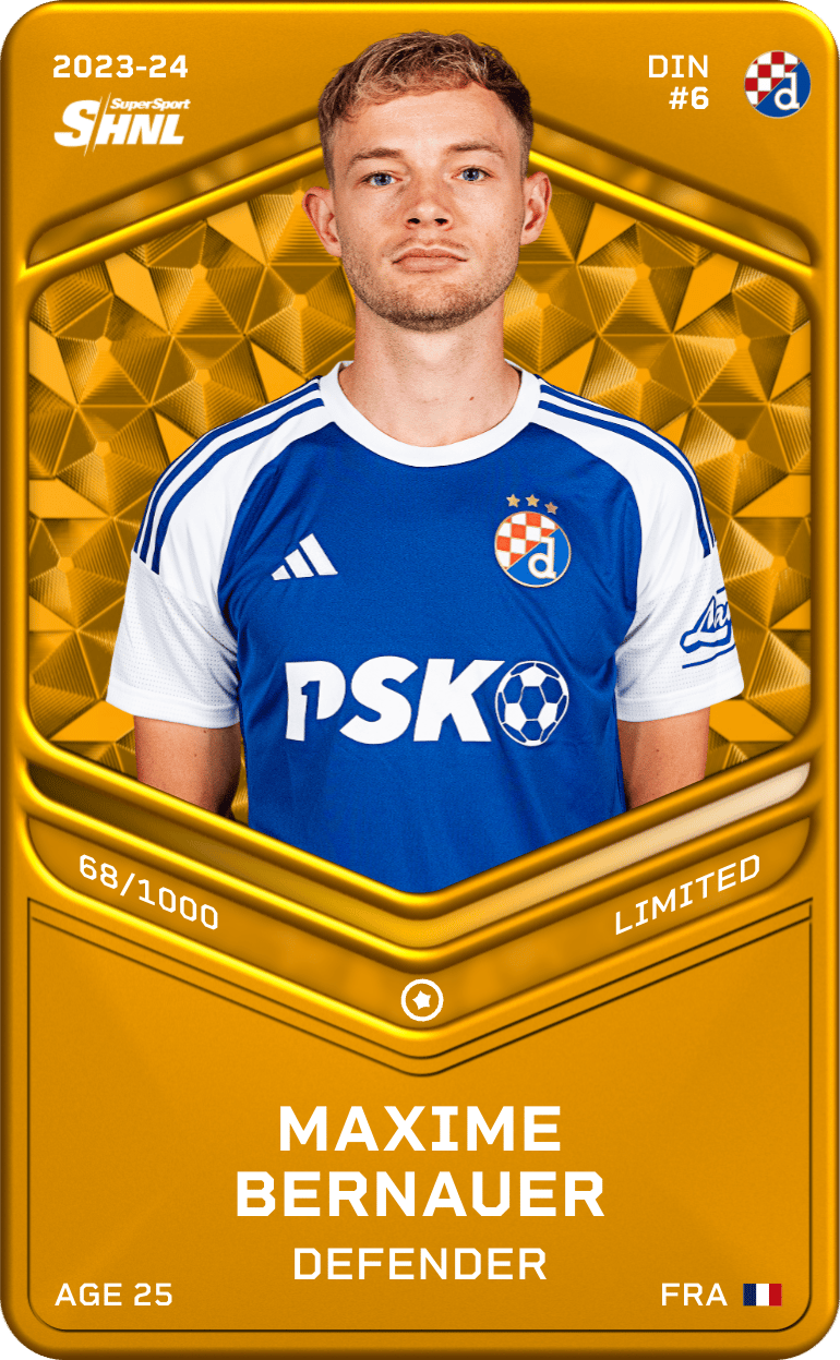 Maxime Bernauer 2023-24 • Limited 68/1000