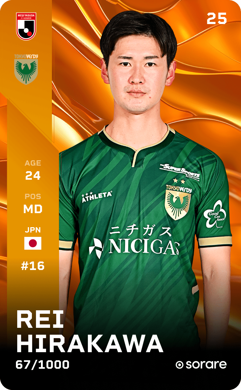 Rei Hirakawa 2025-26 • Limited 67/1000