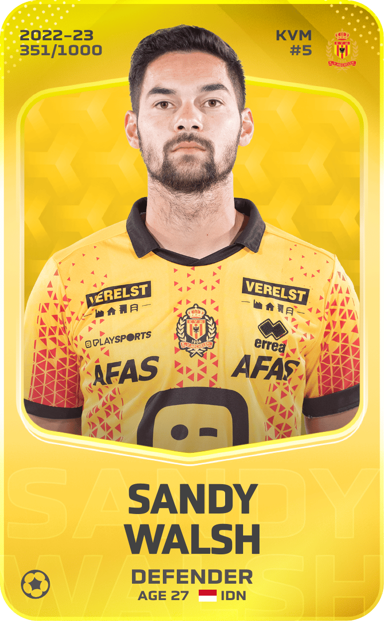 Sandy Walsh 2022-23 • Limited 351/1000
