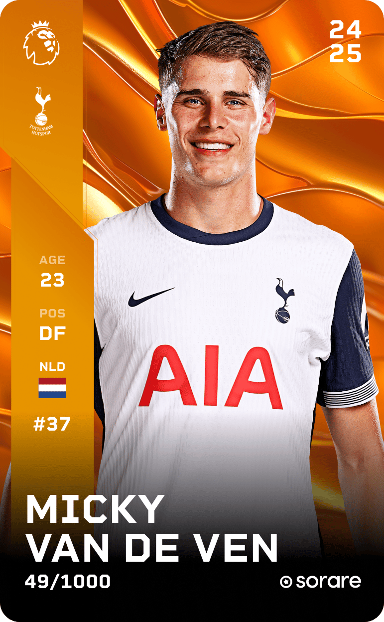 Micky van de Ven 2024-25 • Limited 49/1000