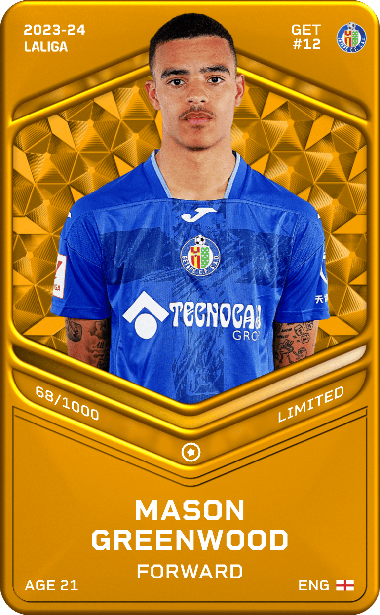 Mason Greenwood 2023-24 • Limited 68/1000