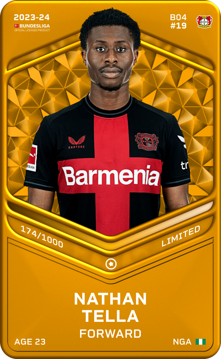 Nathan Tella 2023-24 • Limited 174/1000
