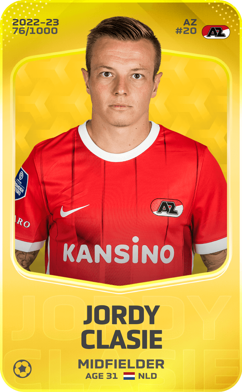 Jordy Clasie 2022-23 • Limited 76/1000