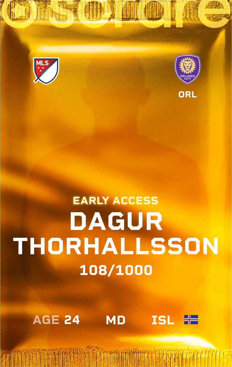 Dagur Dan      Thórhallson 2025-26 • Limited 108/1000