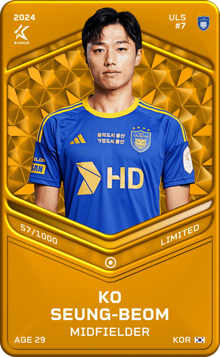 Ko Seung-Beom 2024-25 • Limited 57/1000