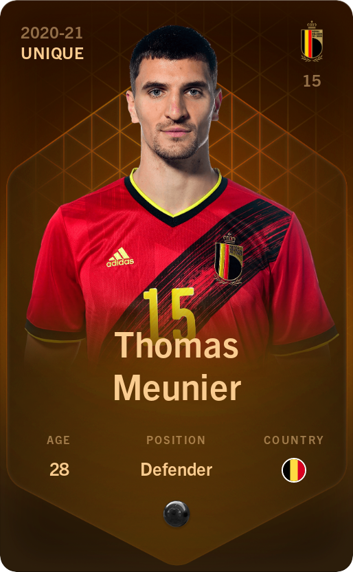 Sorare - Sorare Official - Thomas Meunier 2020-21 • Unique - NFT # 55160921242496678721148254534587796015204890738233729633960730708639098751076
